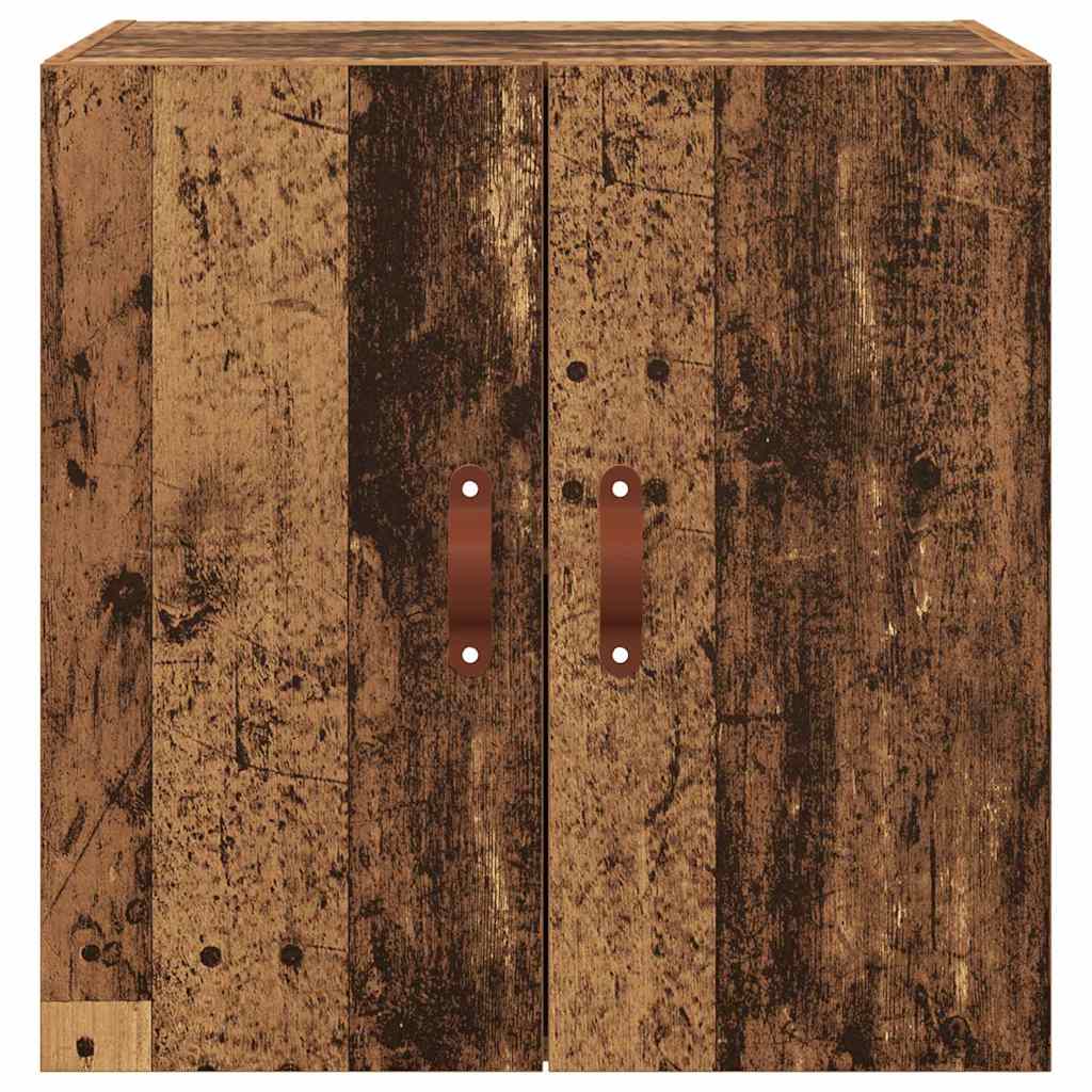 Wandkast Wandgemonteerd Oud hout 60 x 31 x 60 cm Bewerkt hout is nu te koop bij PeponiXL, paradijselijk wonen!