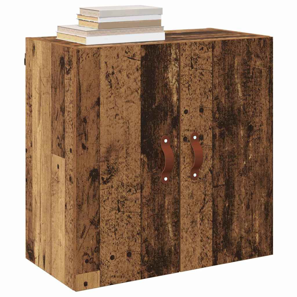 Wandkast Wandgemonteerd Oud hout 60 x 31 x 60 cm Bewerkt hout is nu te koop bij PeponiXL, paradijselijk wonen!