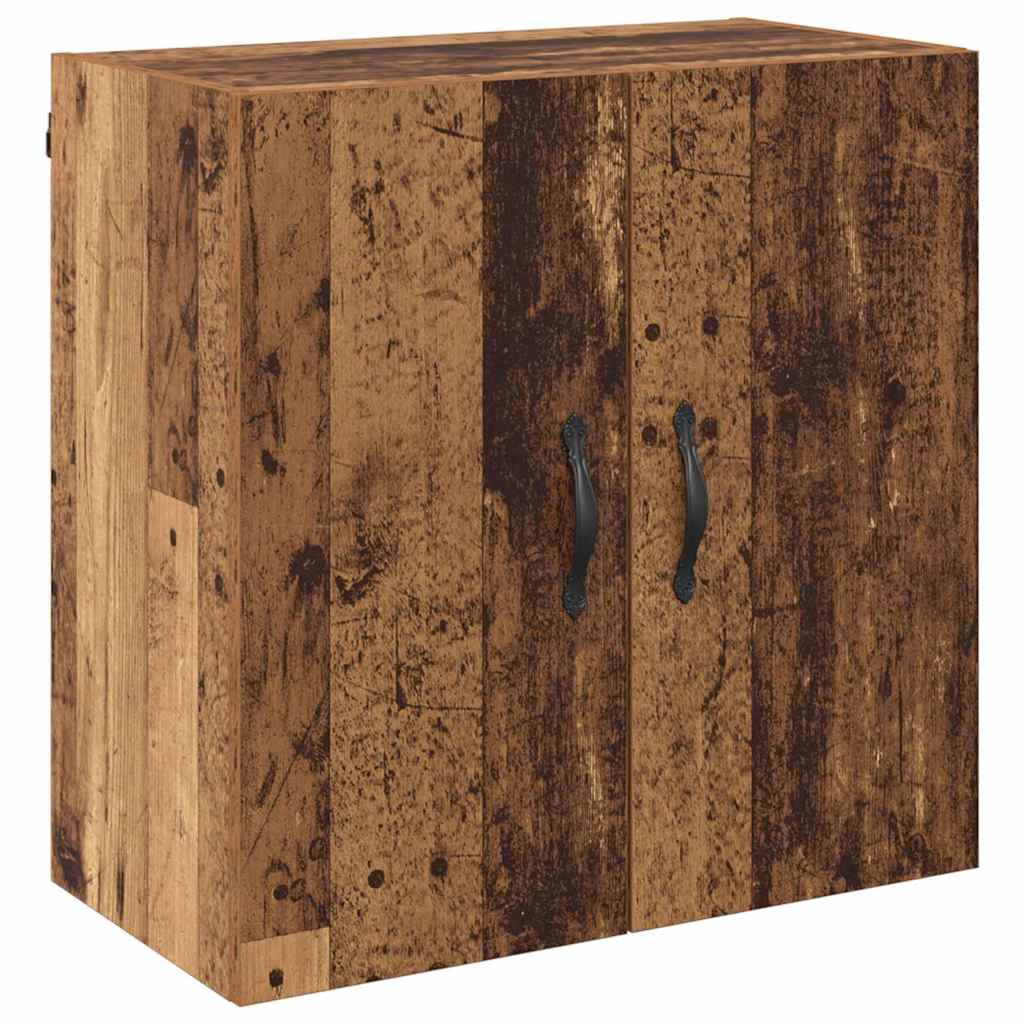 Wandkast Wandgemonteerd Oudhout 60 x 31 x 60 cm Bewerkt hout is nu te koop bij PeponiXL, paradijselijk wonen!