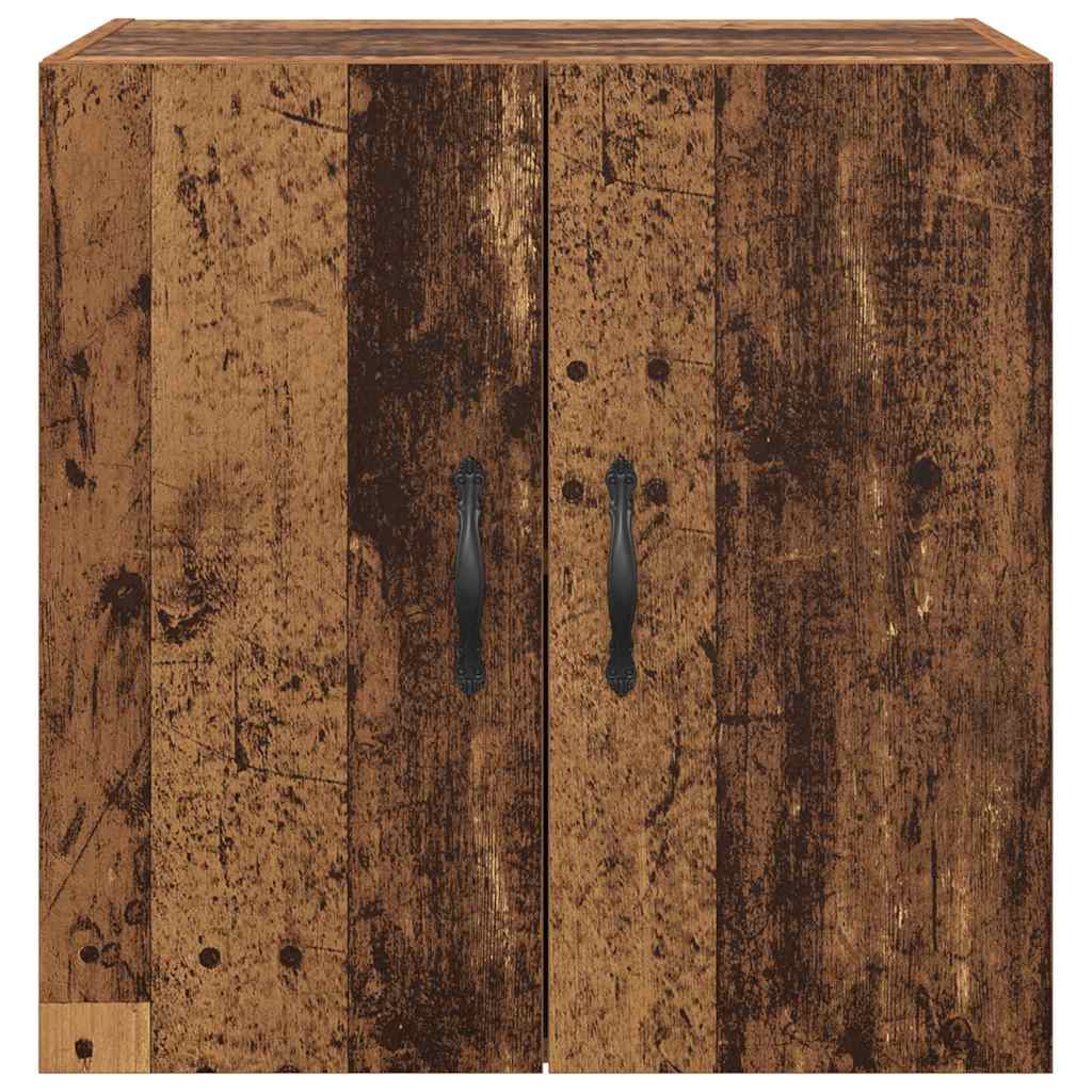Wandkast Wandgemonteerd Oudhout 60 x 31 x 60 cm Bewerkt hout is nu te koop bij PeponiXL, paradijselijk wonen!