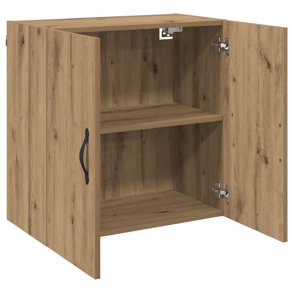 Wandkast Artisan Eiken 60 x 31 x 60 cm Bewerkt hout is nu te koop bij PeponiXL, paradijselijk wonen!