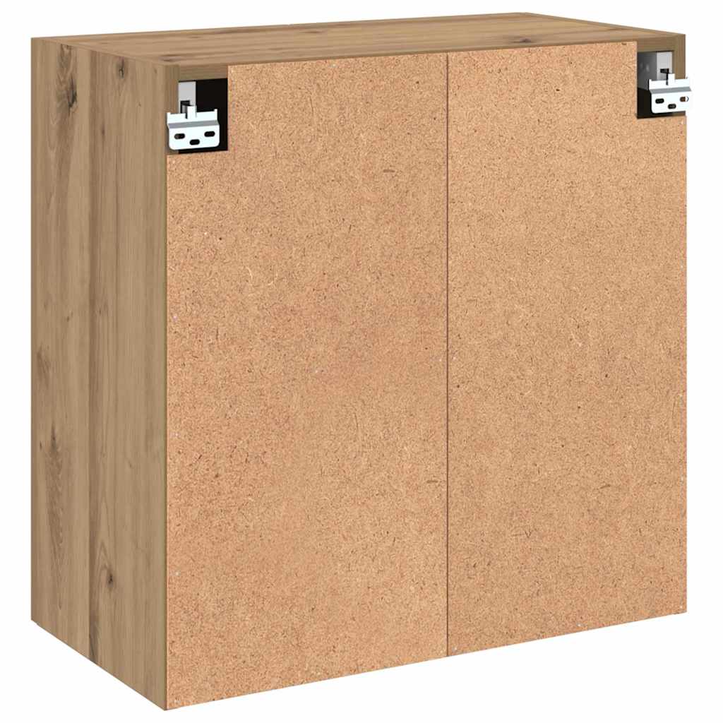 Wandkast Artisan Eiken 60 x 31 x 60 cm Bewerkt hout is nu te koop bij PeponiXL, paradijselijk wonen!