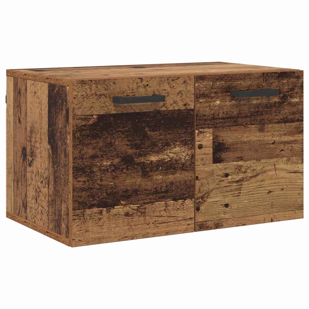 Wandkast Wandgemonteerd Oudhout 60 x 36,5 x 35 cm Bewerkt hout is nu te koop bij PeponiXL, paradijselijk wonen!
