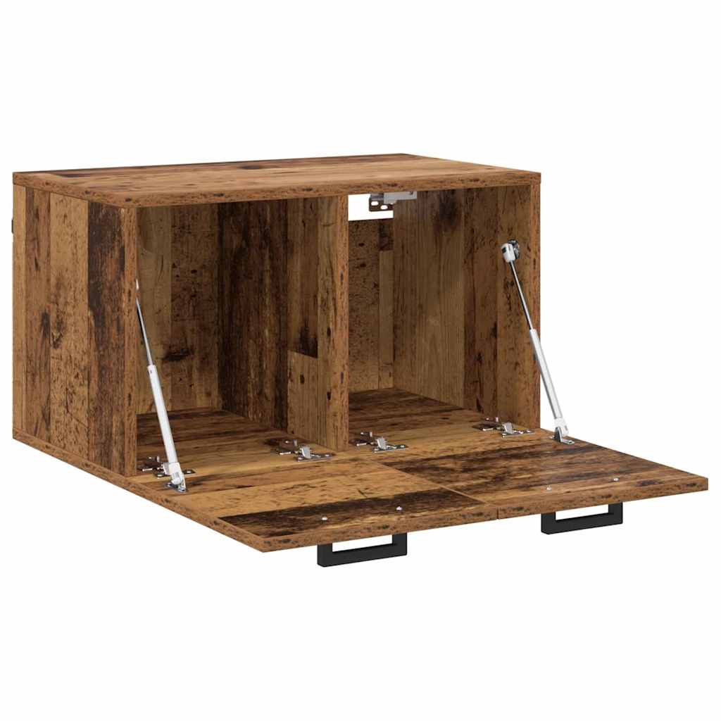 Wandkast Wandgemonteerd Oudhout 60 x 36,5 x 35 cm Bewerkt hout is nu te koop bij PeponiXL, paradijselijk wonen!