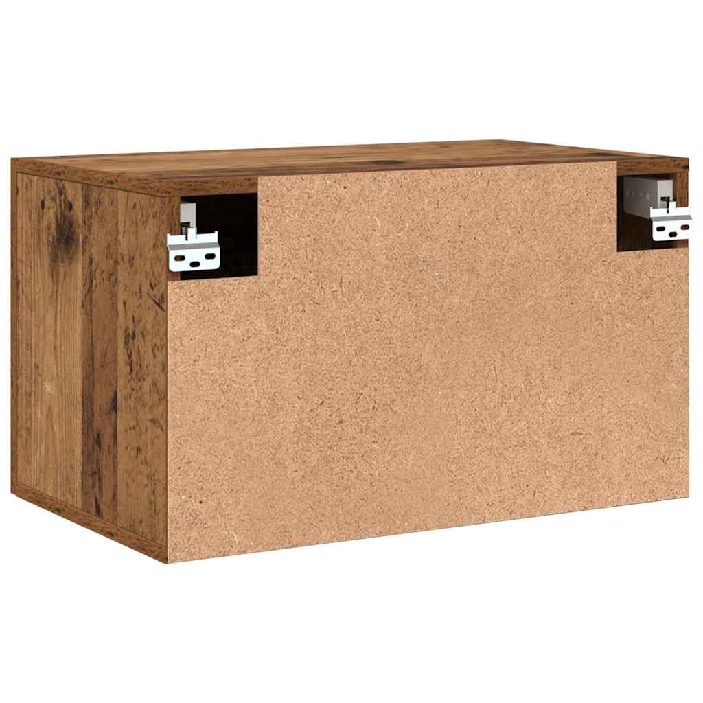 Wandkast Wandgemonteerd Oudhout 60 x 36,5 x 35 cm Bewerkt hout is nu te koop bij PeponiXL, paradijselijk wonen!