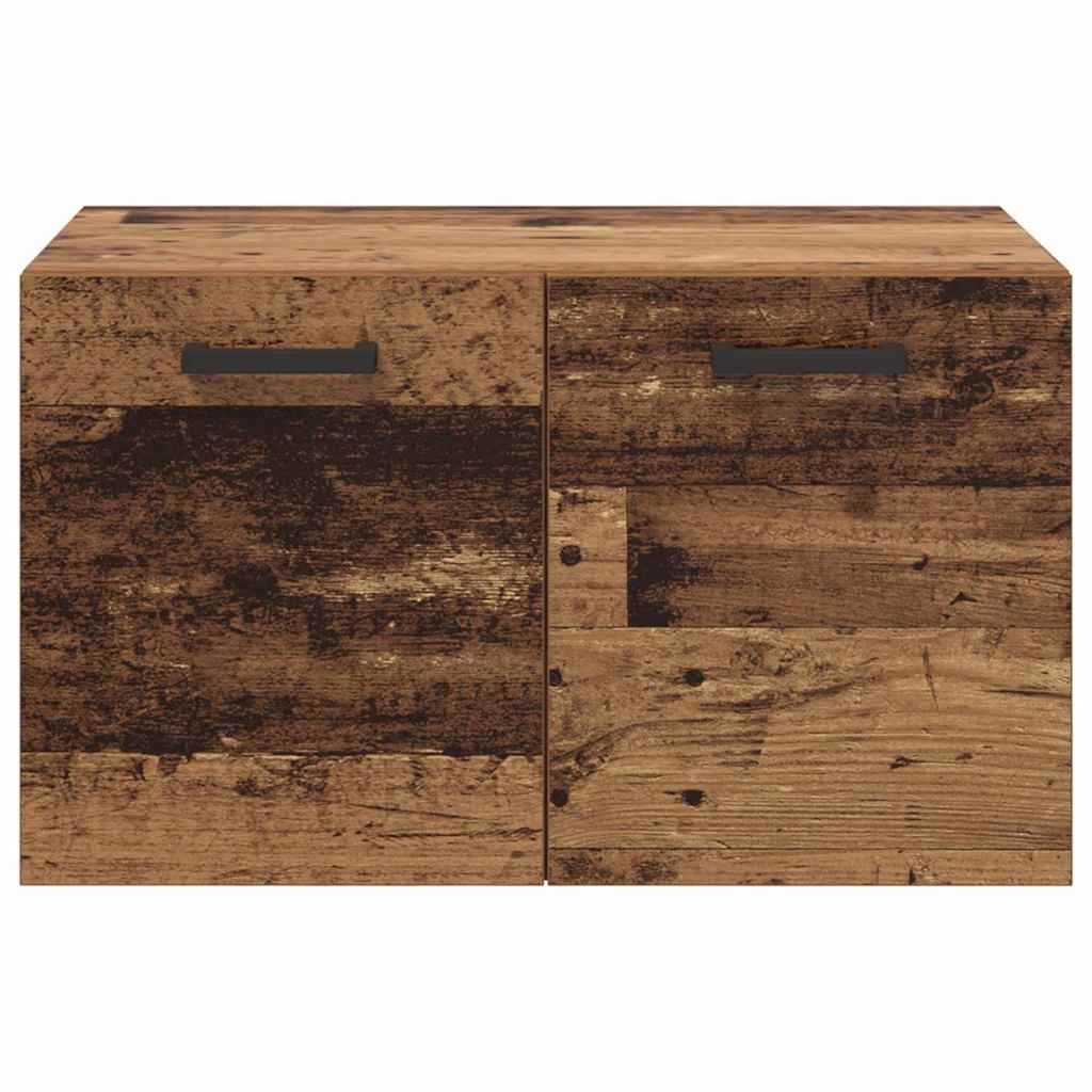 Wandkast Wandgemonteerd Oudhout 60 x 36,5 x 35 cm Bewerkt hout is nu te koop bij PeponiXL, paradijselijk wonen!
