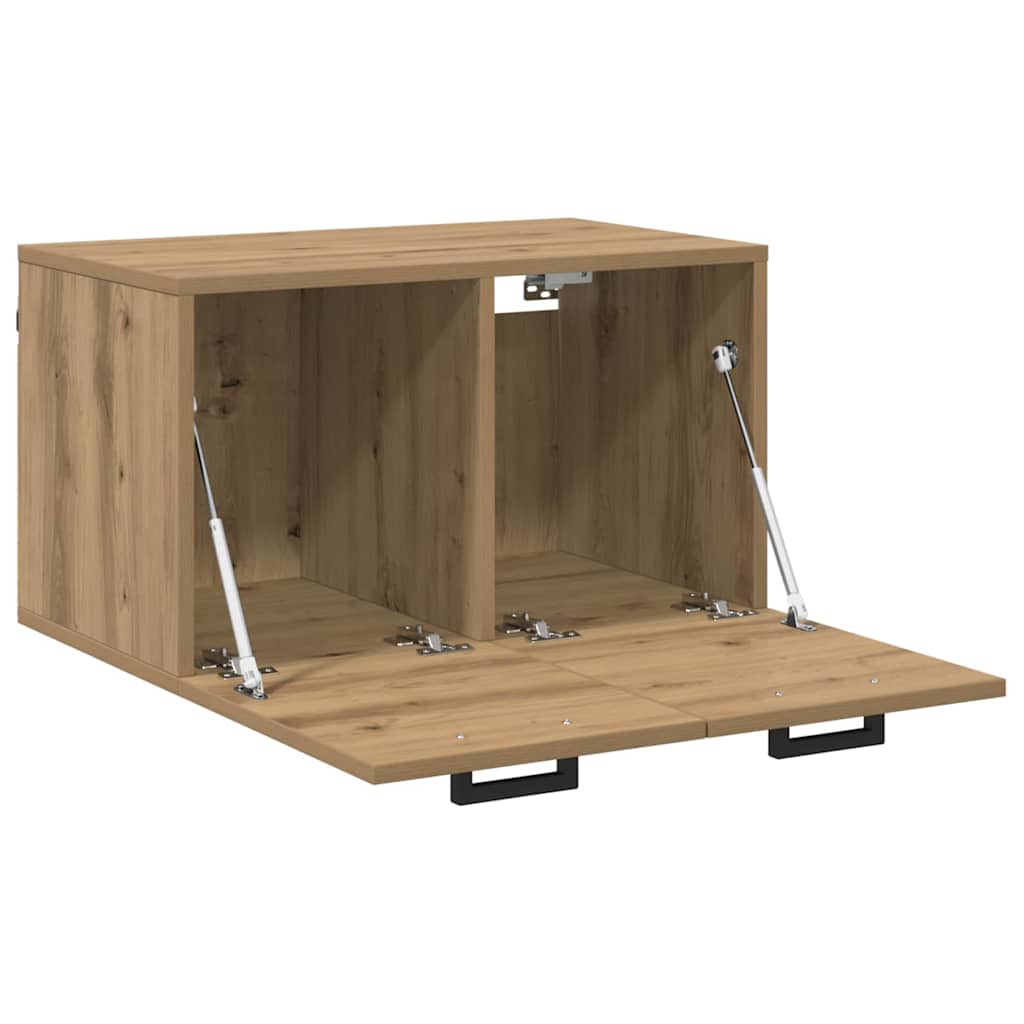Wandkast Artisan Eiken 60 x 36,5 x 35 cm Bewerkt hout is nu te koop bij PeponiXL, paradijselijk wonen!
