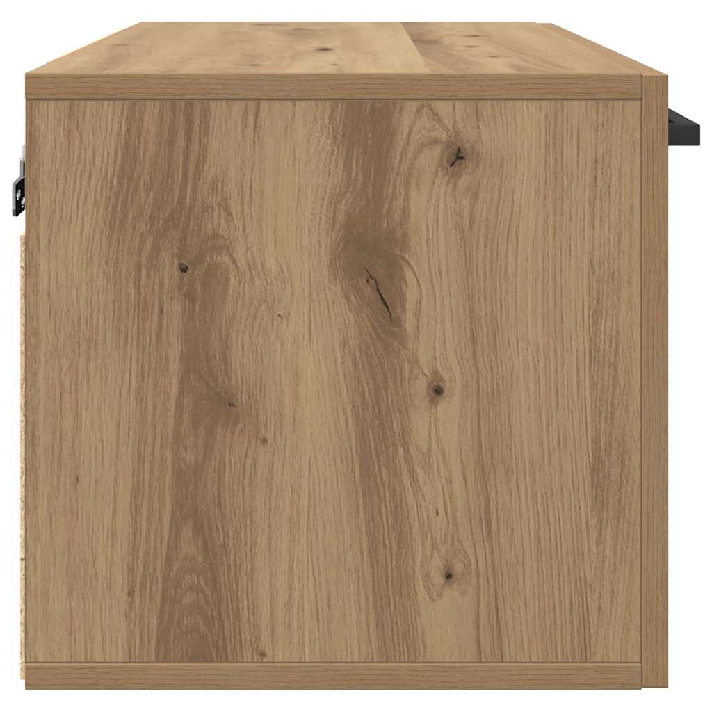 Wandkast Artisan Eiken 60 x 36,5 x 35 cm Bewerkt hout is nu te koop bij PeponiXL, paradijselijk wonen!