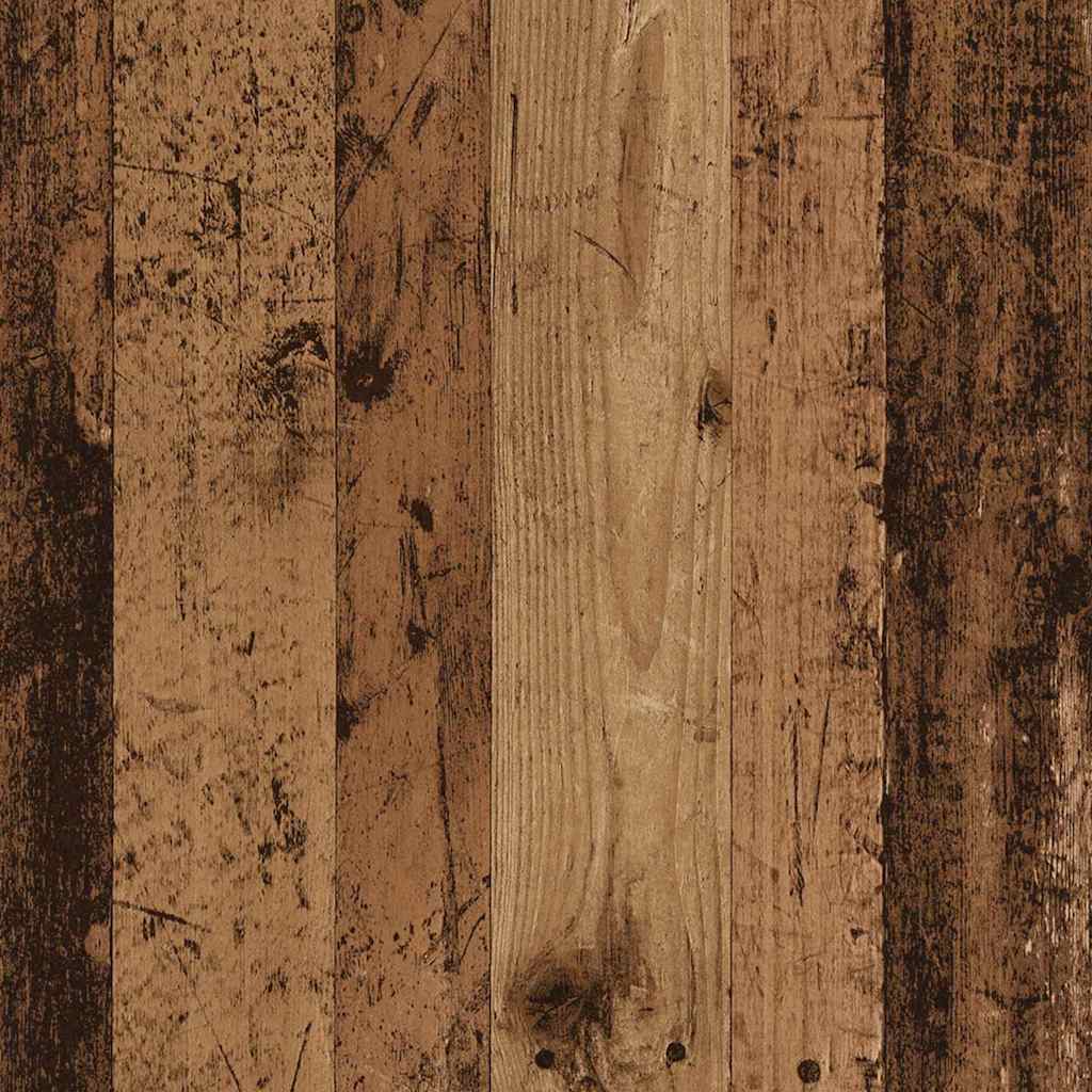 Wandkast Wandgemonteerd Oudhout 100 x 36,5 x 35 cm Bewerkt hout is nu te koop bij PeponiXL, paradijselijk wonen!
