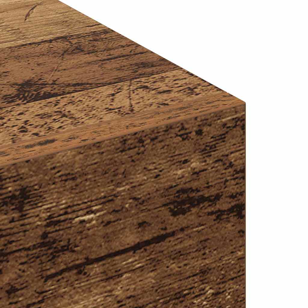 Wandkast Oud hout 100 x 36.5 x 35 cm Bewerkt hout is nu te koop bij PeponiXL, paradijselijk wonen!