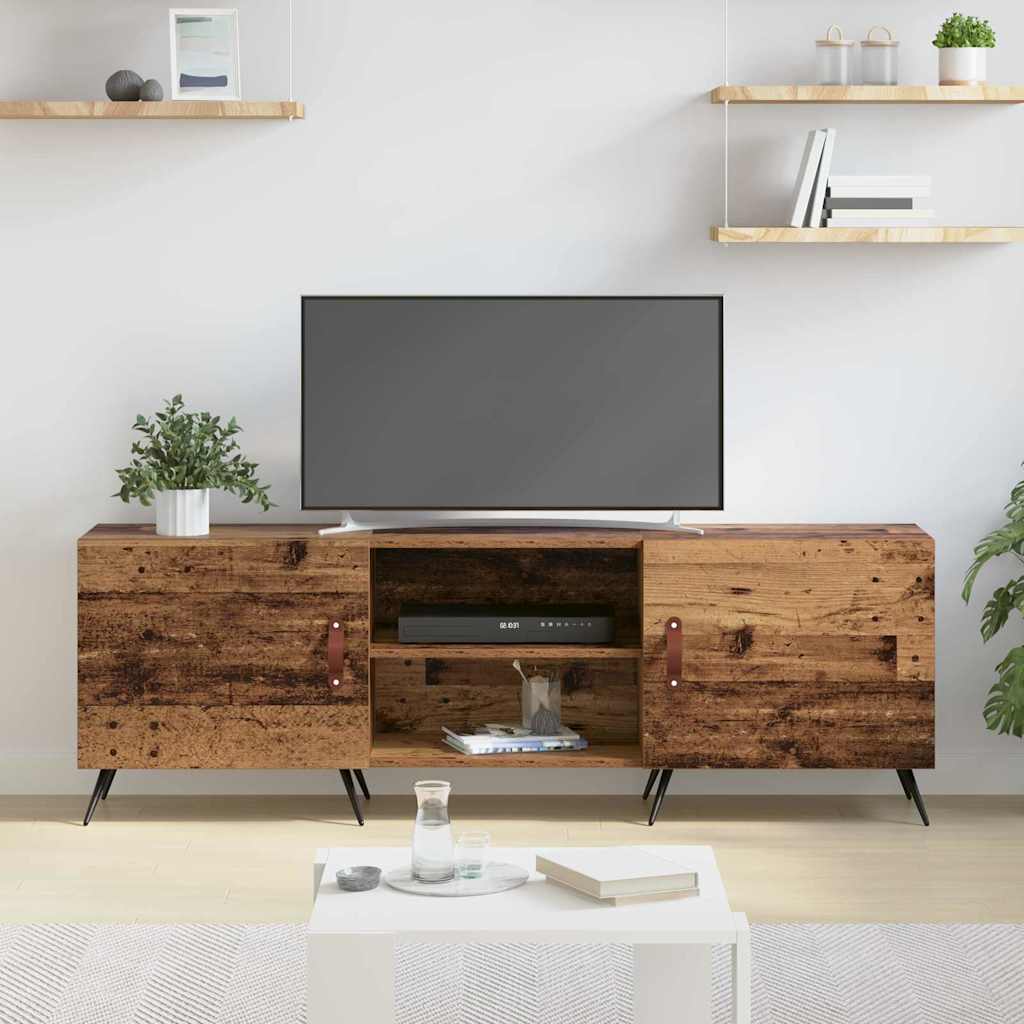 TV-kast Oud hout 150 x 30 x 50 cm Bewerkt hout is nu te koop bij PeponiXL, paradijselijk wonen!