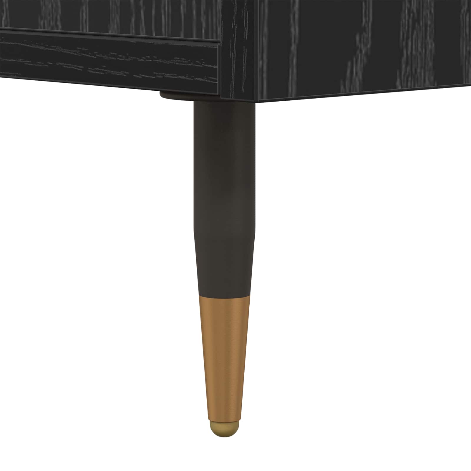 TV-kast Zwart eiken 150 x 30 x 50 cm Bewerkt hout is nu te koop bij PeponiXL, paradijselijk wonen!