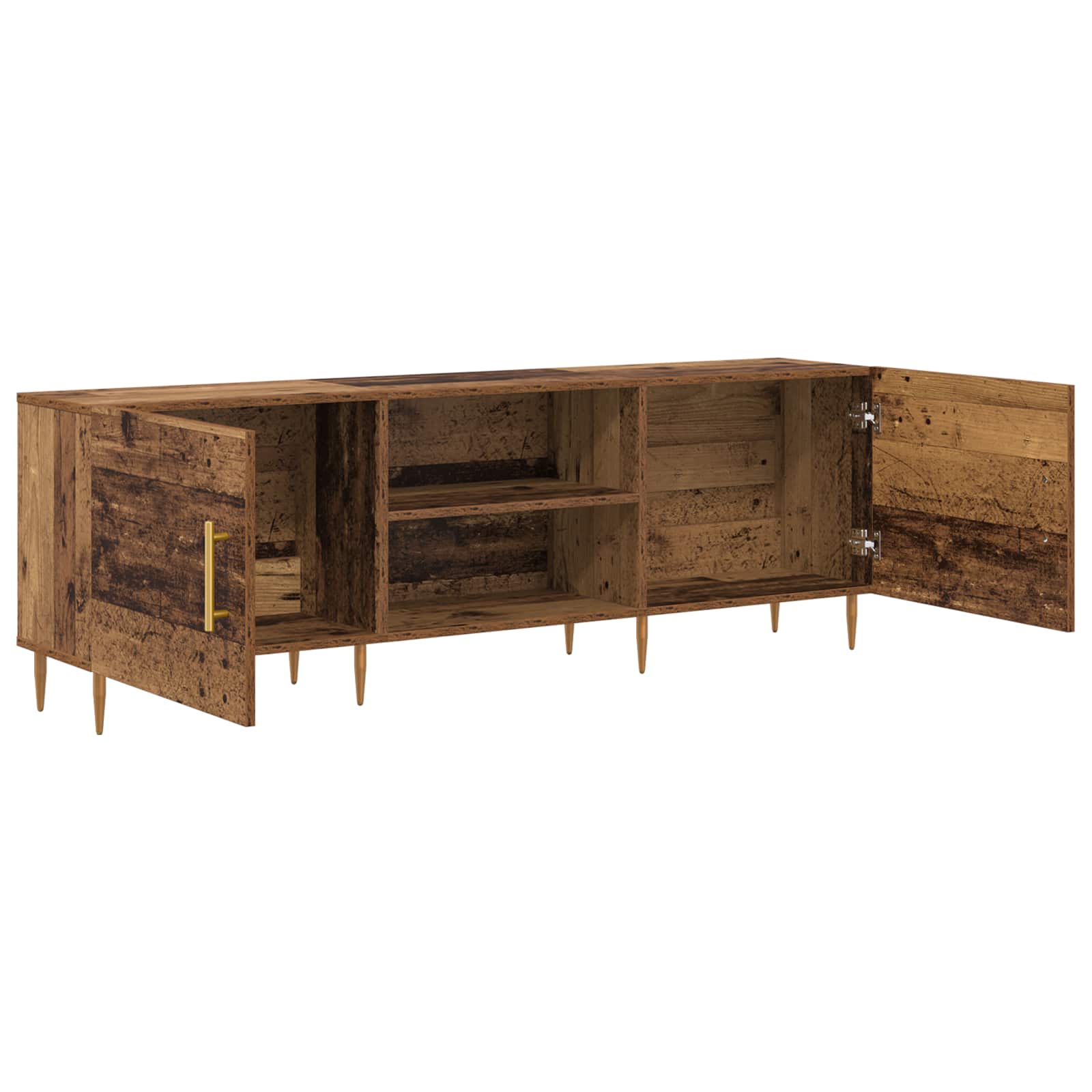 TV-kast Oud hout 150 x 30 x 50 cm Bewerkt hout is nu te koop bij PeponiXL, paradijselijk wonen!