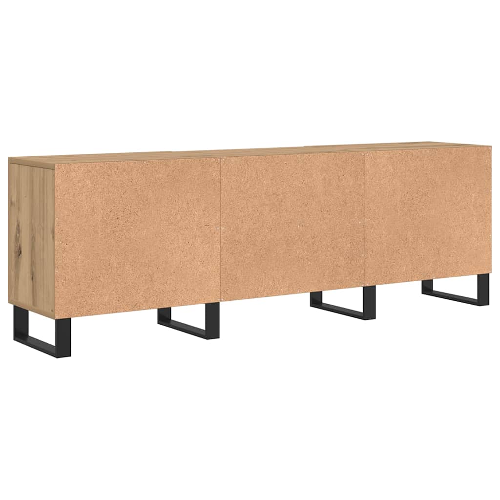 TV-kast Artisan Eiken 150 x 30 x 50 cm Bewerkt hout is nu te koop bij PeponiXL, paradijselijk wonen!