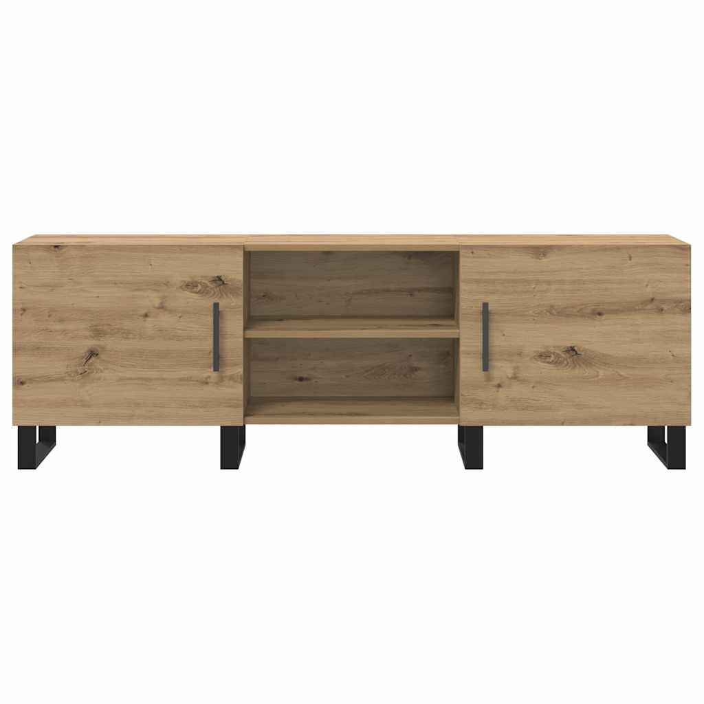 TV-kast Artisan Eiken 150 x 30 x 50 cm Bewerkt hout is nu te koop bij PeponiXL, paradijselijk wonen!