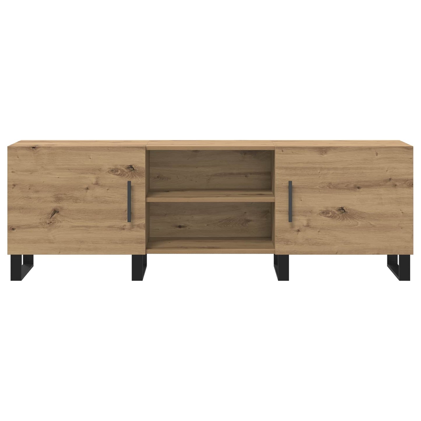 TV-kast 150 x 30 x 50 cm Artisan Eiken Bewerkt hout is nu te koop bij PeponiXL, paradijselijk wonen!