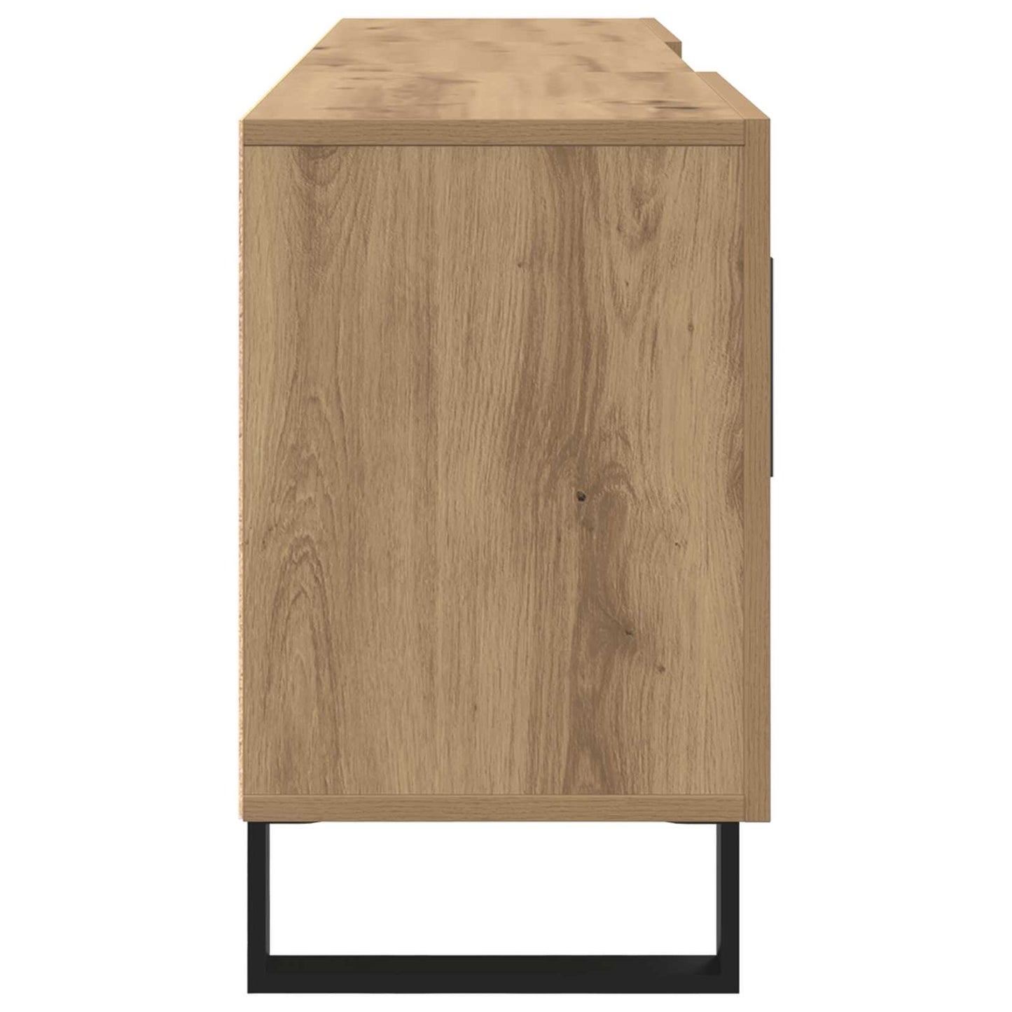 TV-kast 150 x 30 x 50 cm Artisan Eiken Bewerkt hout is nu te koop bij PeponiXL, paradijselijk wonen!