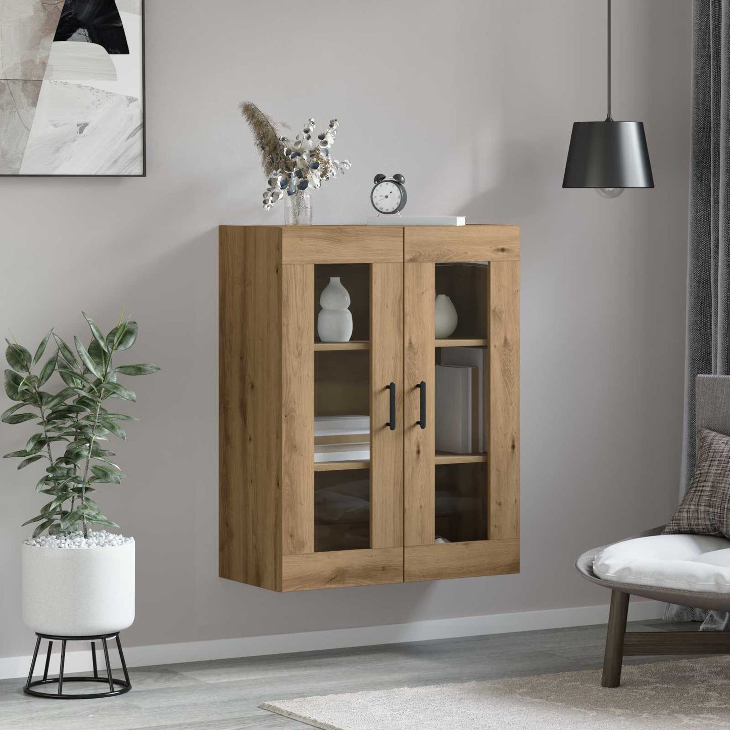Dressoir Artisan Eiken 69,5 x 34 x 90 cm Bewerkt hout