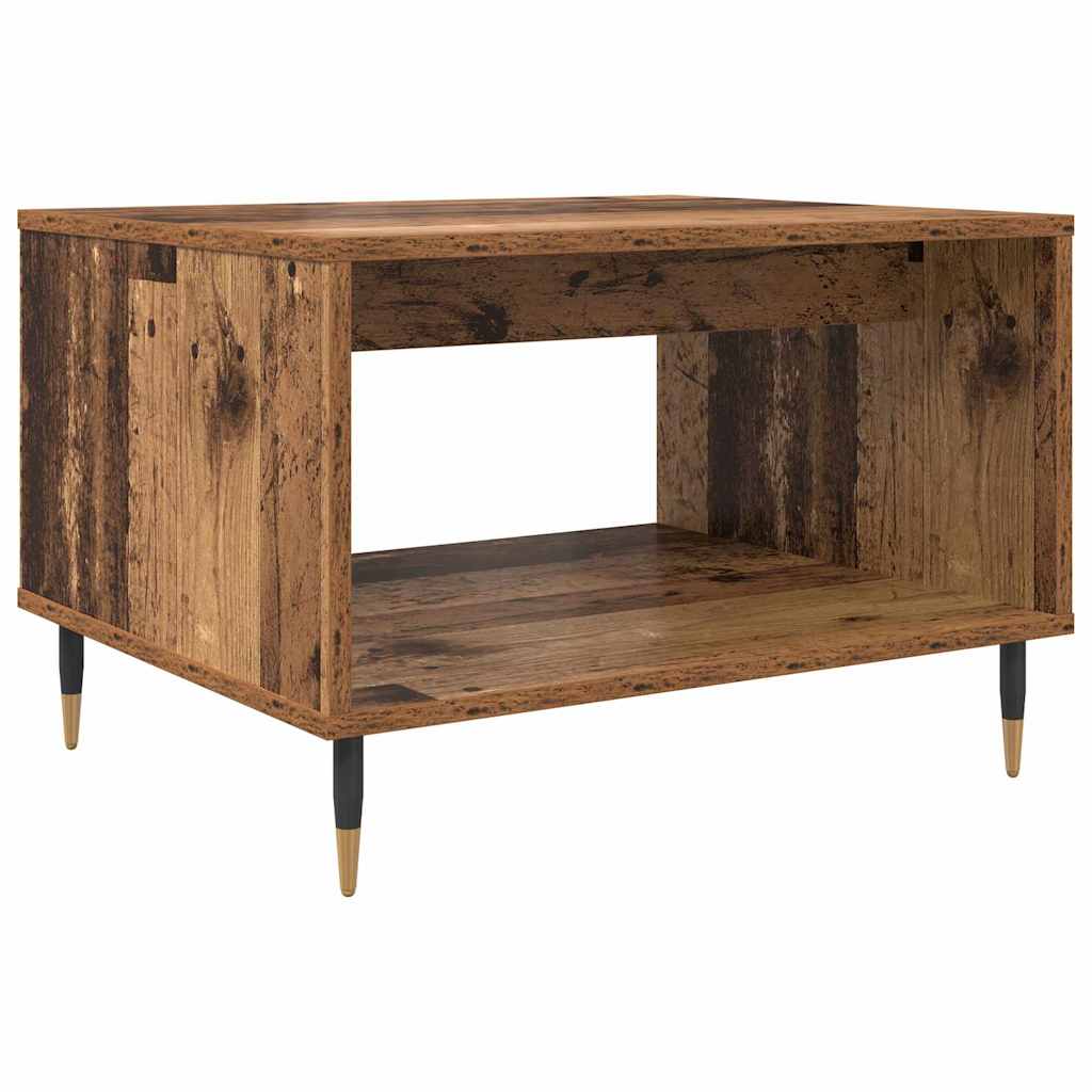 Salontafel Oud hout 60 x 50 x 40 cm Bewerkt hout is nu te koop bij PeponiXL, paradijselijk wonen!