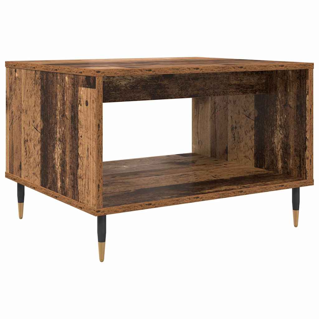 Salontafel Oud hout 60 x 50 x 40 cm Bewerkt hout is nu te koop bij PeponiXL, paradijselijk wonen!
