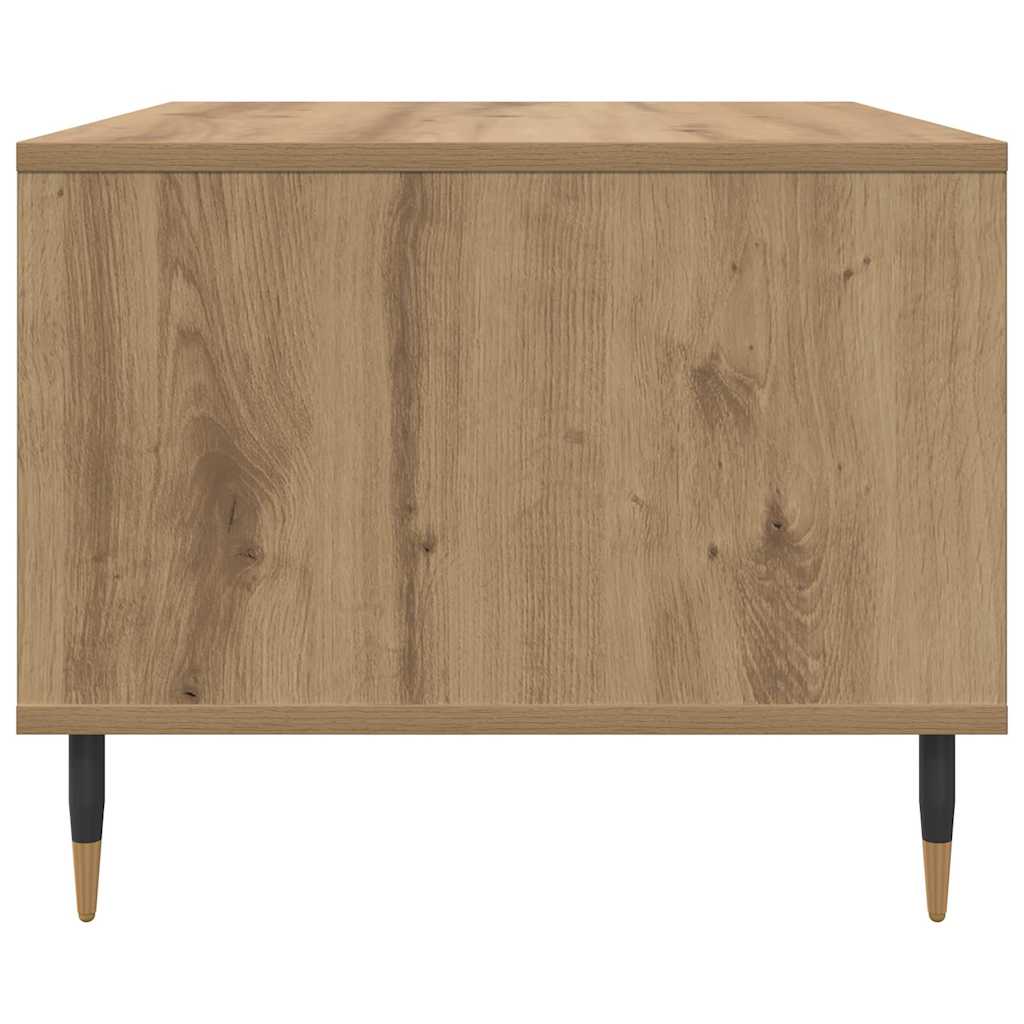 Salontafel artisanaal eikenkleurig 60 x 50 x 40 cm Bewerkt hout is nu te koop bij PeponiXL, paradijselijk wonen!