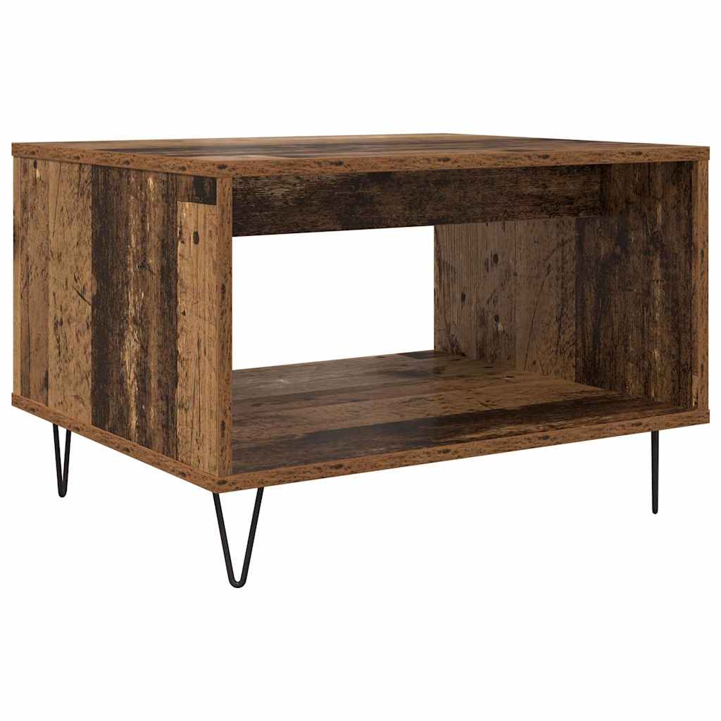 Salontafel Oud hout 60 x 50 x 40 cm Bewerkt hout is nu te koop bij PeponiXL, paradijselijk wonen!