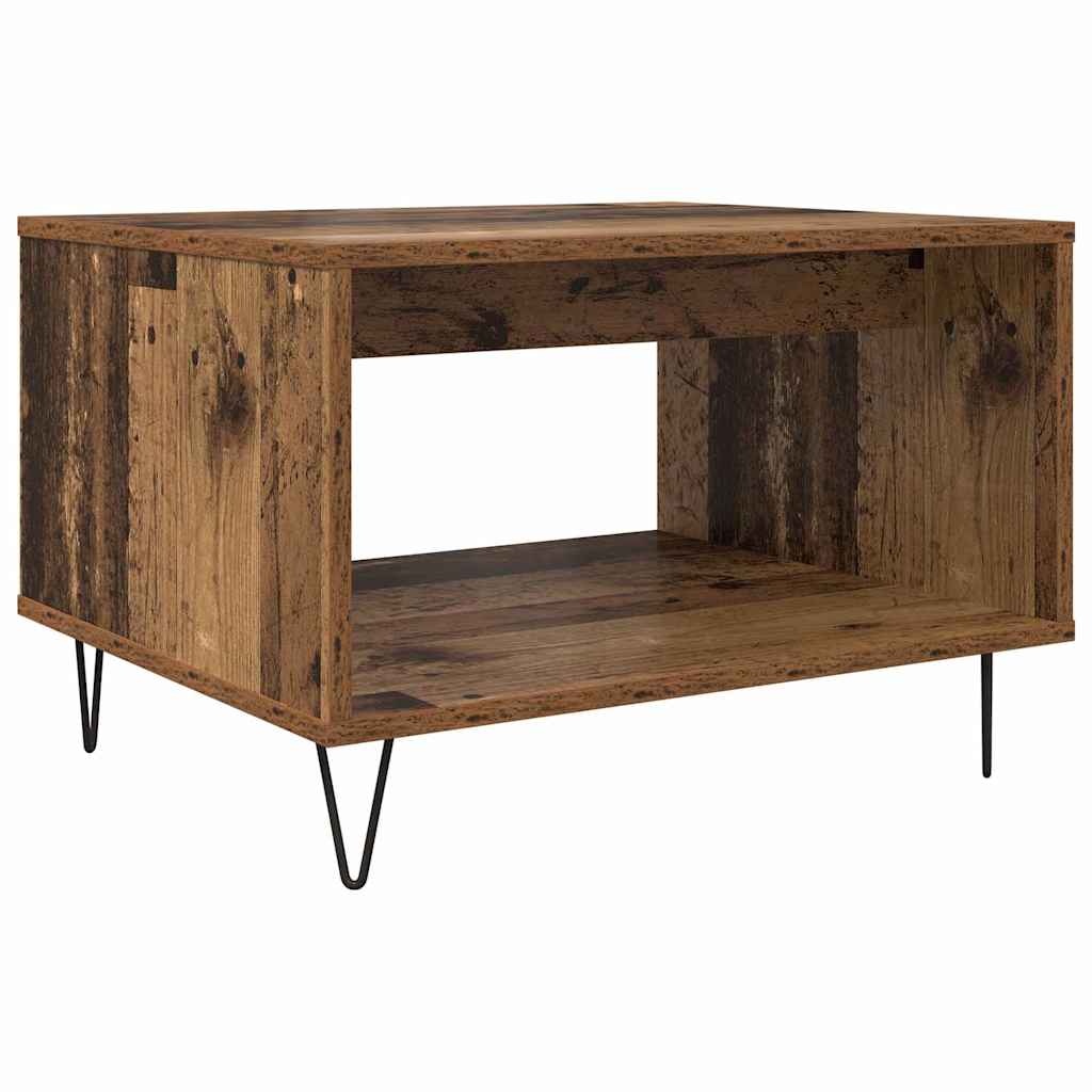 Salontafel Oud hout 60 x 50 x 40 cm Bewerkt hout is nu te koop bij PeponiXL, paradijselijk wonen!