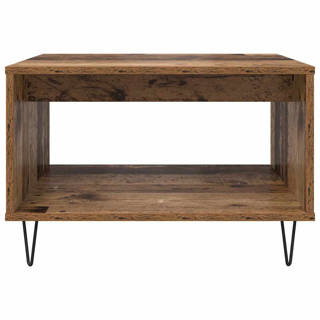 Salontafel Oud hout 60 x 50 x 40 cm Bewerkt hout is nu te koop bij PeponiXL, paradijselijk wonen!