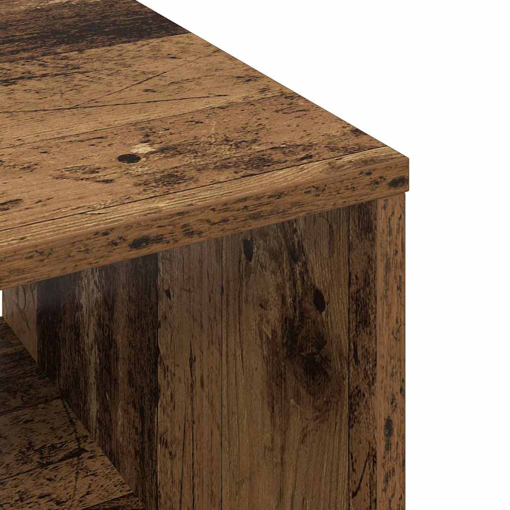 Salontafel Oud hout 60 x 50 x 40 cm Bewerkt hout is nu te koop bij PeponiXL, paradijselijk wonen!