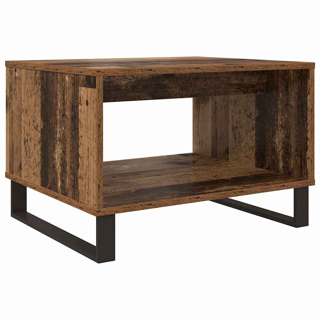 Salontafel Oud hout 60 x 50 x 40 cm Bewerkt hout is nu te koop bij PeponiXL, paradijselijk wonen!
