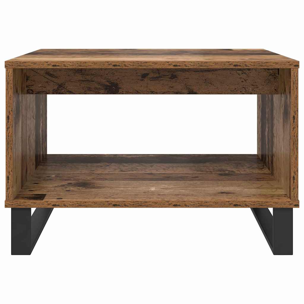 Salontafel Oud hout 60 x 50 x 40 cm Bewerkt hout is nu te koop bij PeponiXL, paradijselijk wonen!