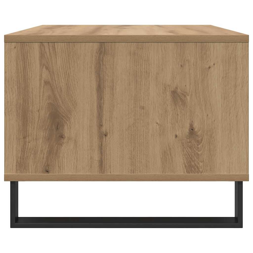 Salontafel artisanaal eikenkleurig 60 x 50 x 40 cm Bewerkt hout is nu te koop bij PeponiXL, paradijselijk wonen!