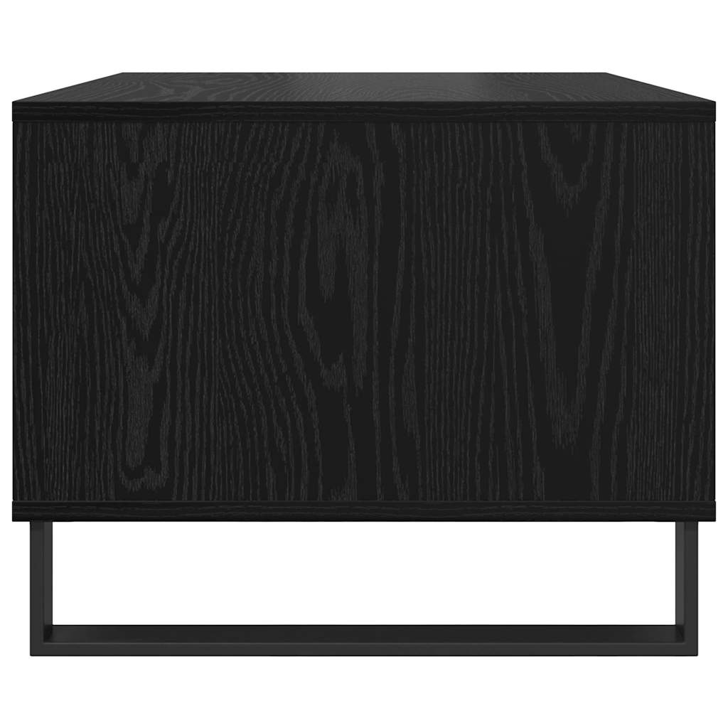 Salontafel Zwart eiken 60 x 50 x 40 cm Bewerkt hout is nu te koop bij PeponiXL, paradijselijk wonen!