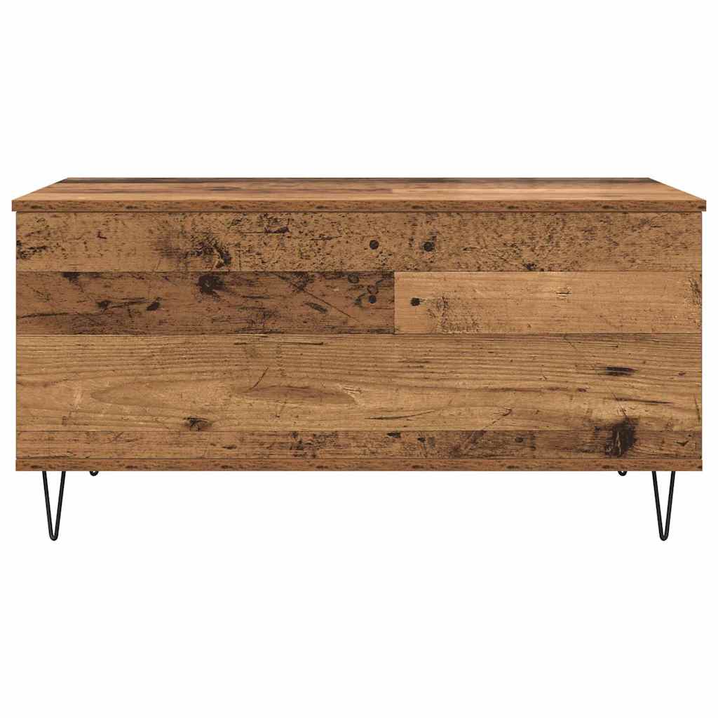 Salontafel Oud hout 90 x 44.5 x 45 cm Bewerkt hout is nu te koop bij PeponiXL, paradijselijk wonen!