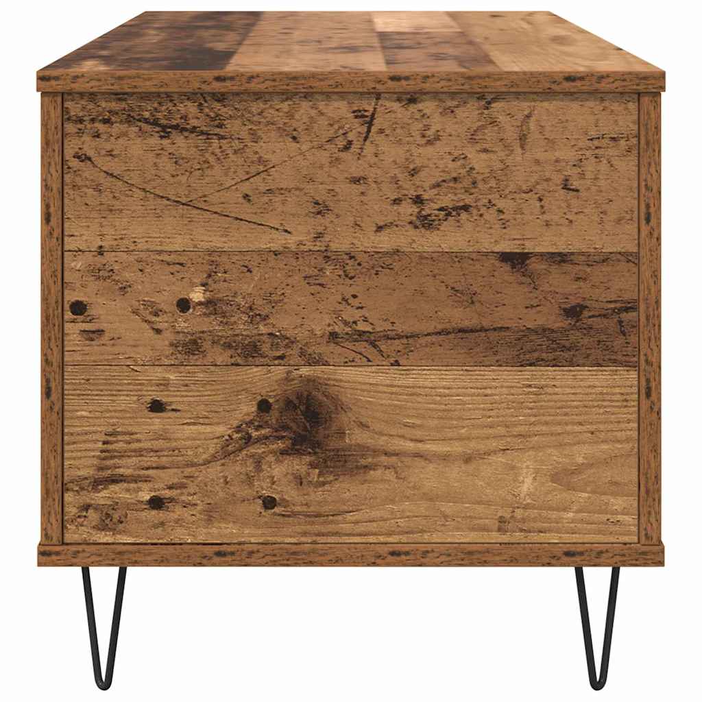 Salontafel Oud hout 90 x 44.5 x 45 cm Bewerkt hout is nu te koop bij PeponiXL, paradijselijk wonen!