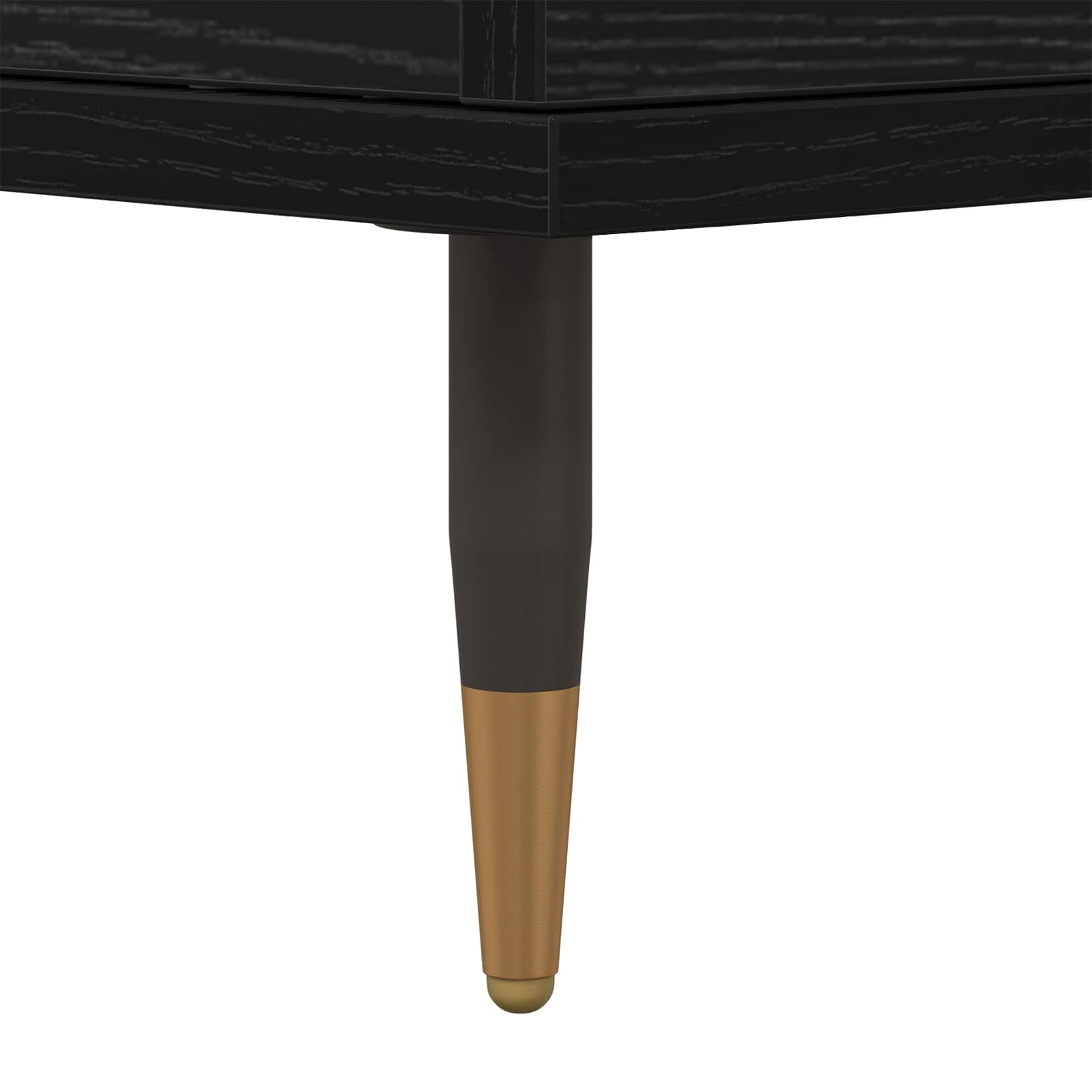 Highboard Zwart 60 x 36 x 110 cm Bewerkt hout is nu te koop bij PeponiXL, paradijselijk wonen!