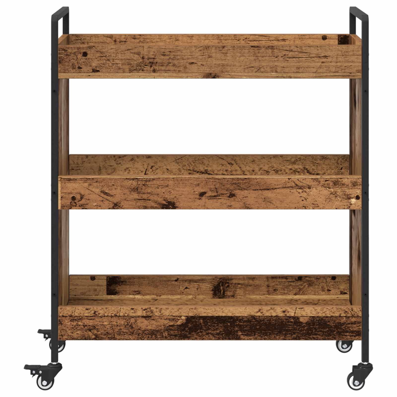 Keuken Trolley Oudhout 70 x 30 x 82 cm Bewerkt hout is nu te koop bij PeponiXL, paradijselijk wonen!