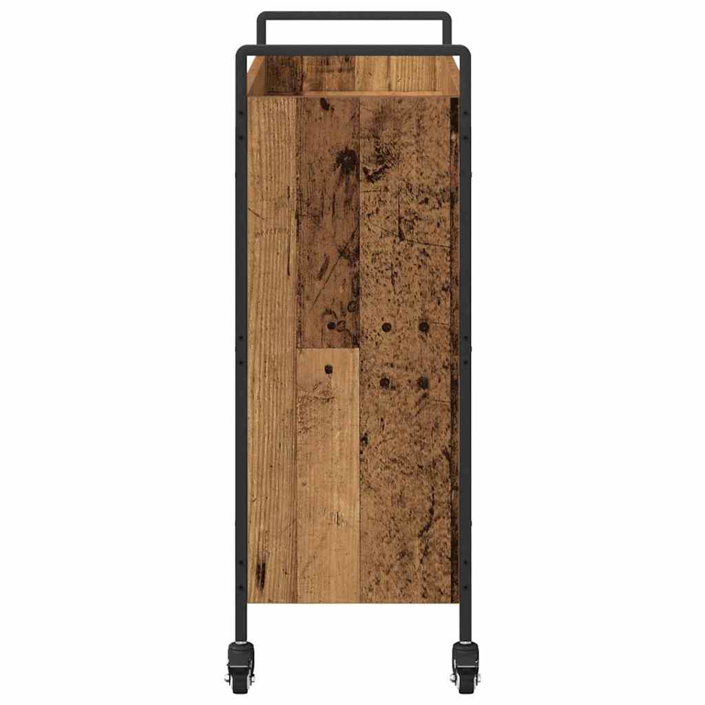 Keuken Trolley Oudhout 70 x 30 x 82 cm Bewerkt hout is nu te koop bij PeponiXL, paradijselijk wonen!