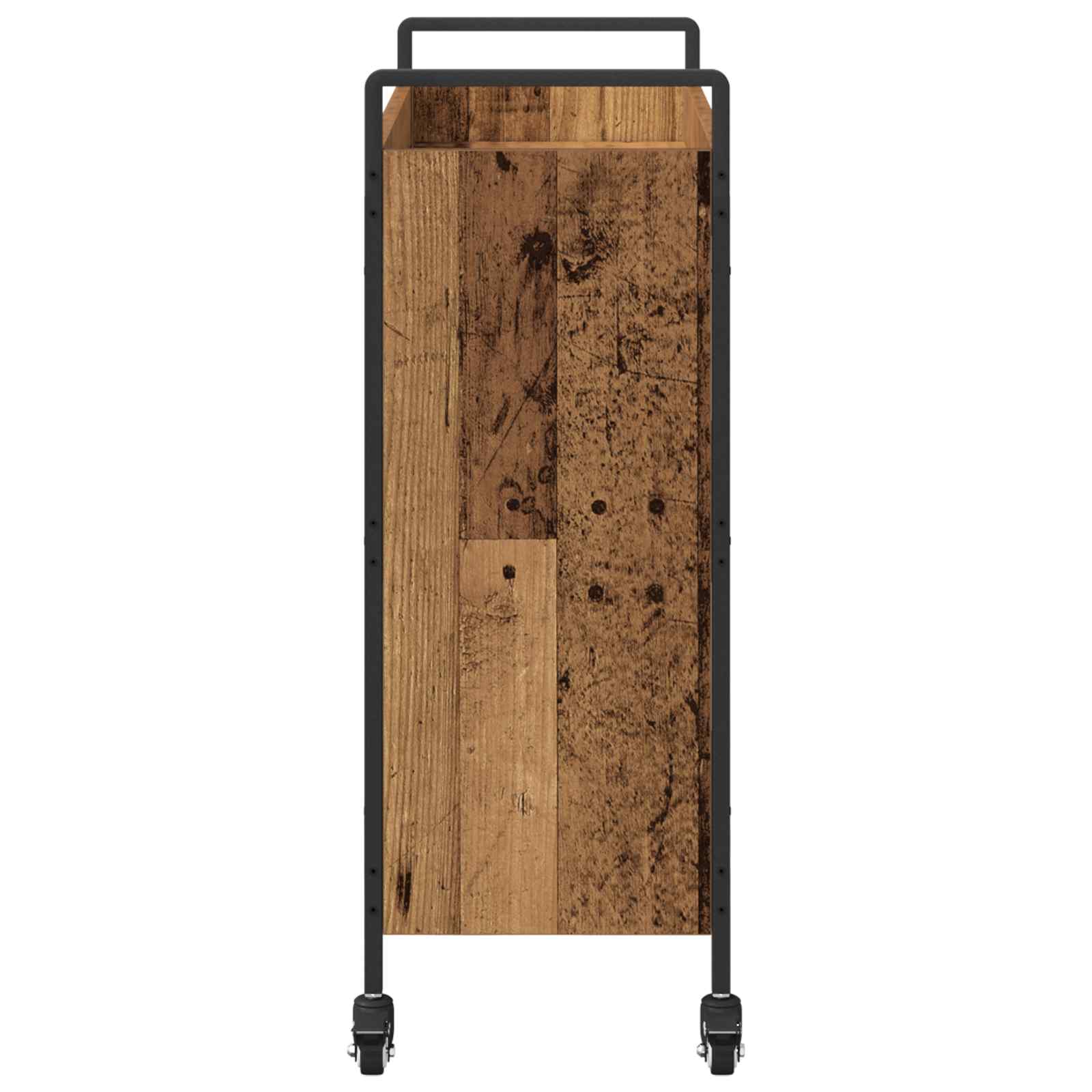 Keuken Trolley Oudhout 70 x 30 x 82 cm Bewerkt hout is nu te koop bij PeponiXL, paradijselijk wonen!