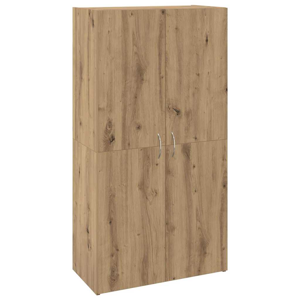 Kantoorkast met plank Oudhout 60 x 32 x 115 cm Bewerkt hout is nu te koop bij PeponiXL, paradijselijk wonen!