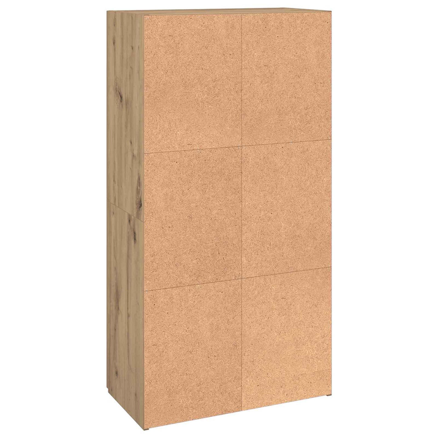 Kantoorkast Artisanaal eiken 60 x 32 x 115 cm Bewerkt hout