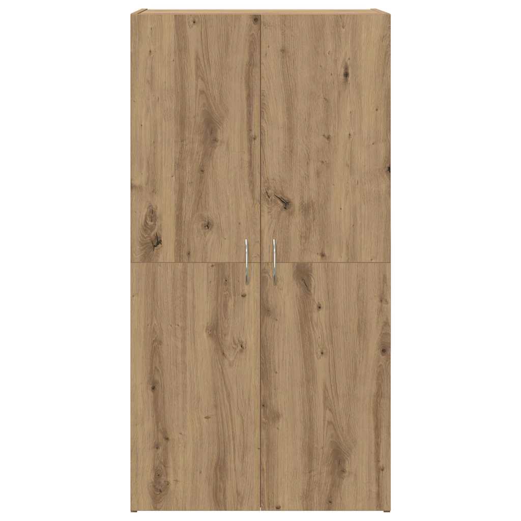Kantoorkast met plank Oudhout 60 x 32 x 115 cm Bewerkt hout is nu te koop bij PeponiXL, paradijselijk wonen!