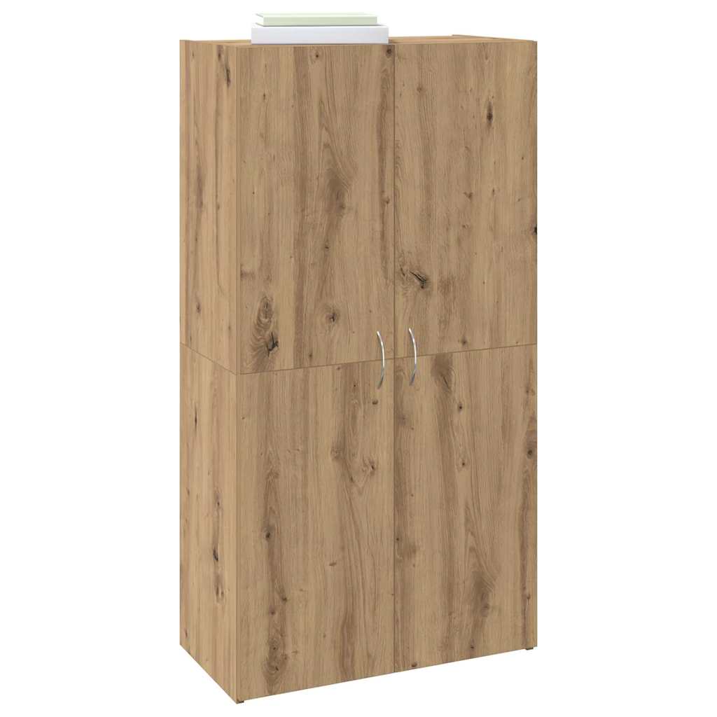 Kantoorkast met plank Oudhout 60 x 32 x 115 cm Bewerkt hout is nu te koop bij PeponiXL, paradijselijk wonen!