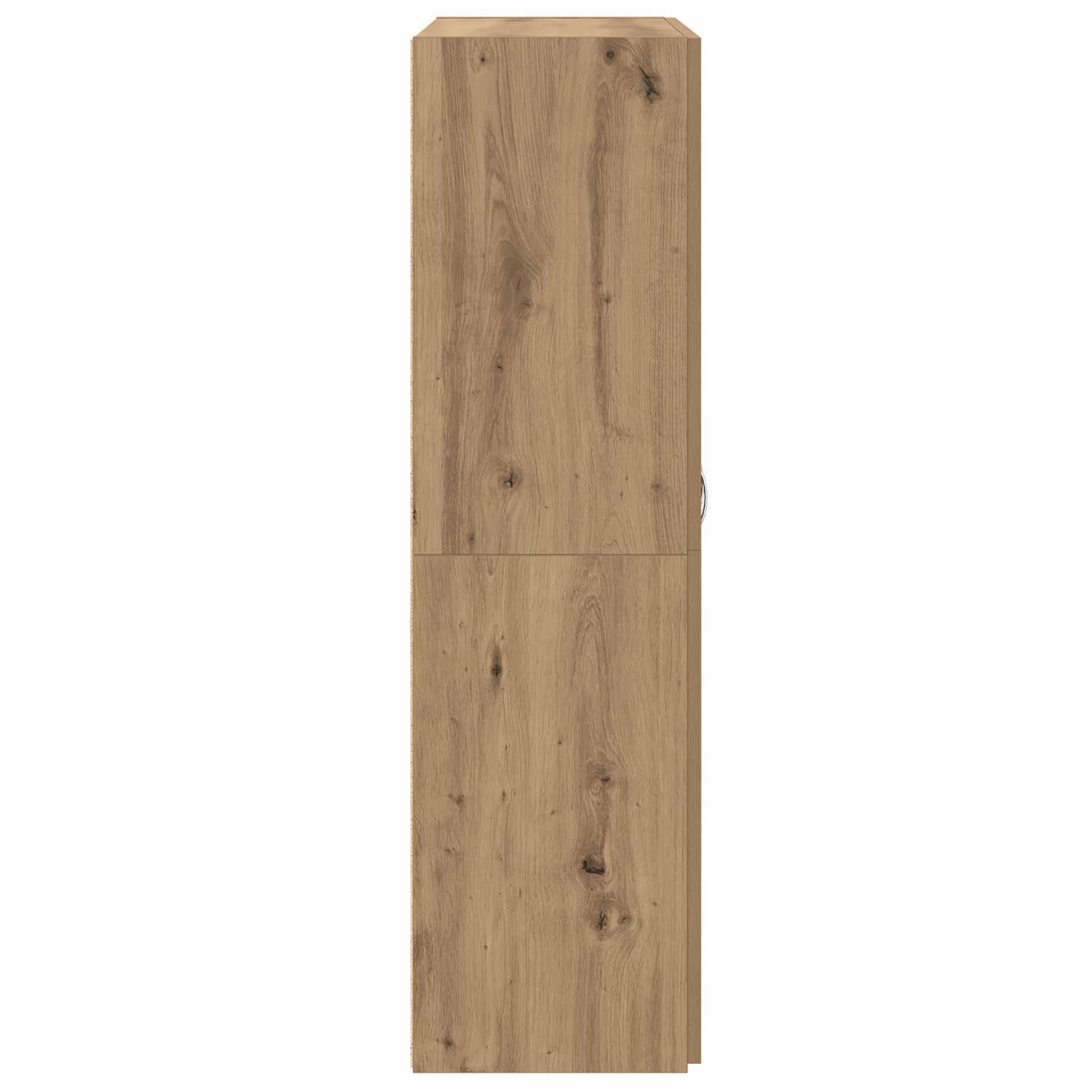 Kantoorkast Artisanaal eiken 60 x 32 x 115 cm Bewerkt hout