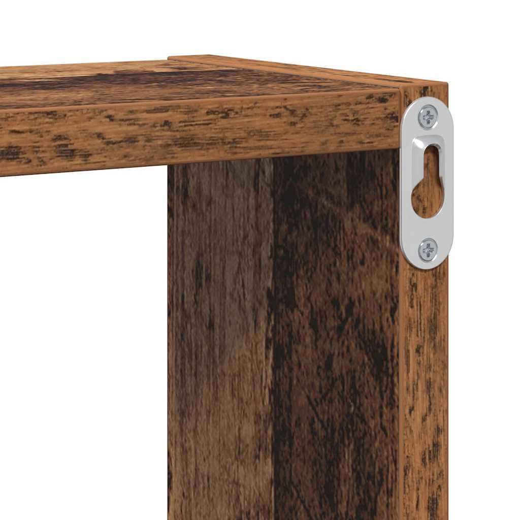Wandplank Wandgemonteerd met opslag Oudhout 96 x 12 x 64 cm is nu te koop bij PeponiXL, paradijselijk wonen!