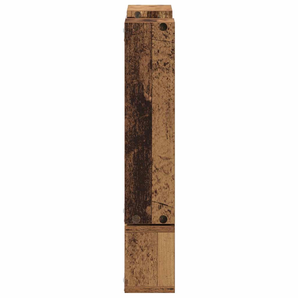 Wandplank Wandgemonteerd met opslag Oudhout 96 x 12 x 64 cm is nu te koop bij PeponiXL, paradijselijk wonen!