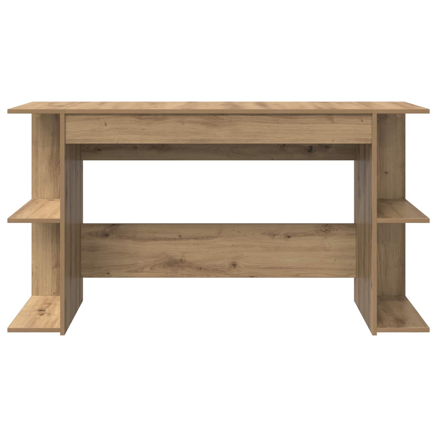 Bureau artisanaal eikenkleurig Bewerkt hout 140 x 50 x 75 cm is nu te koop bij PeponiXL, paradijselijk wonen!