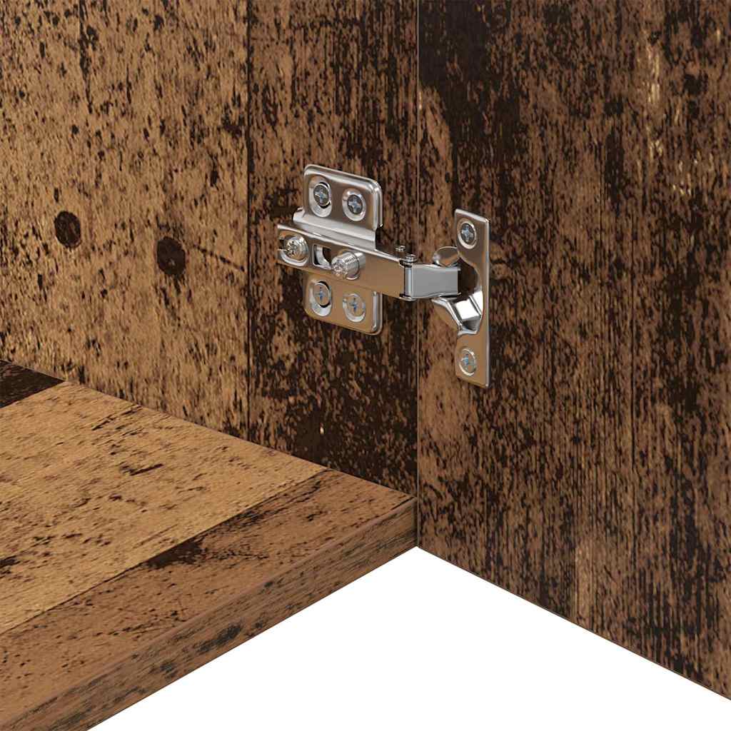 Wandkast Wandgemonteerd Oud hout 80 x 42.5 x 40 cm Bewerkt hout is nu te koop bij PeponiXL, paradijselijk wonen!