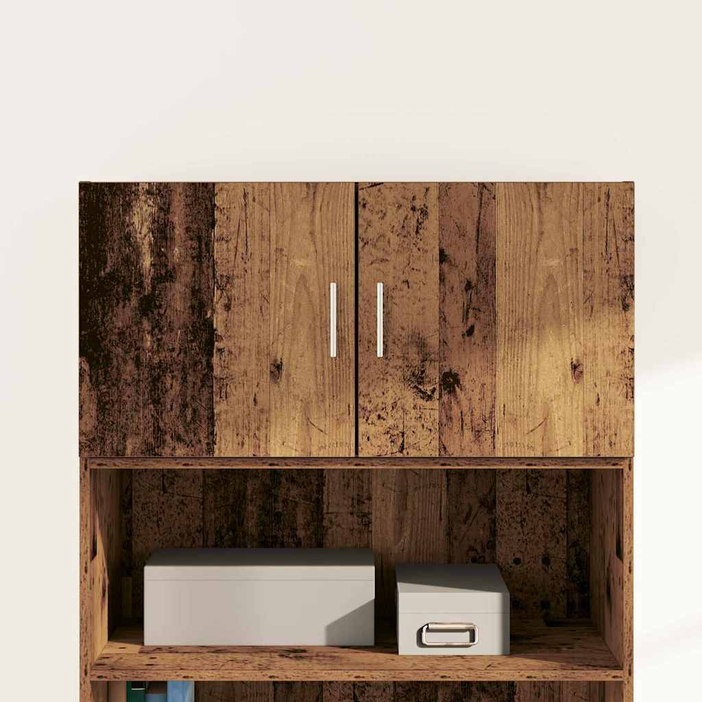 Wandkast Wandgemonteerd Oud hout 80 x 42.5 x 40 cm Bewerkt hout is nu te koop bij PeponiXL, paradijselijk wonen!