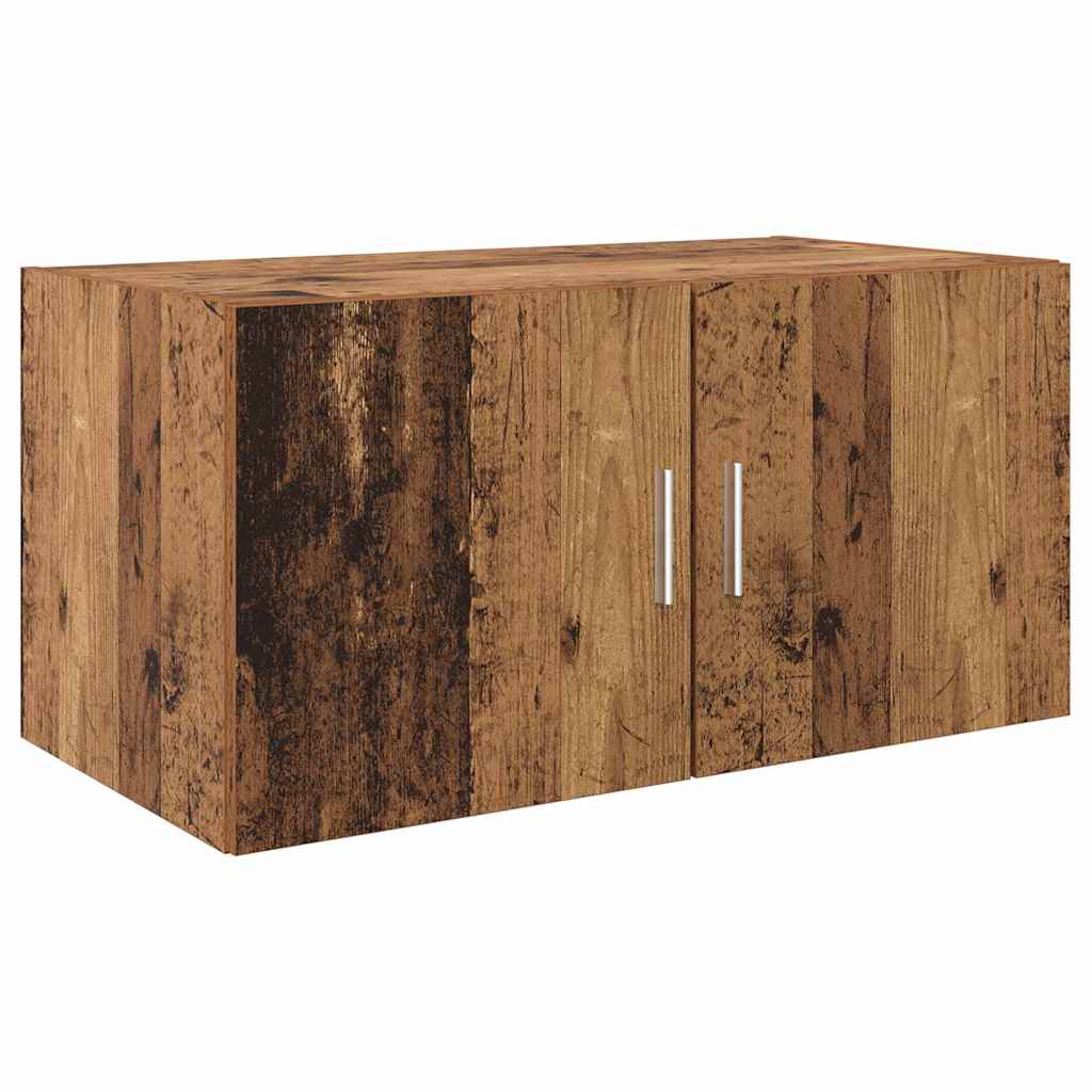 Wandkast Wandgemonteerd Oud hout 80 x 42.5 x 40 cm Bewerkt hout is nu te koop bij PeponiXL, paradijselijk wonen!